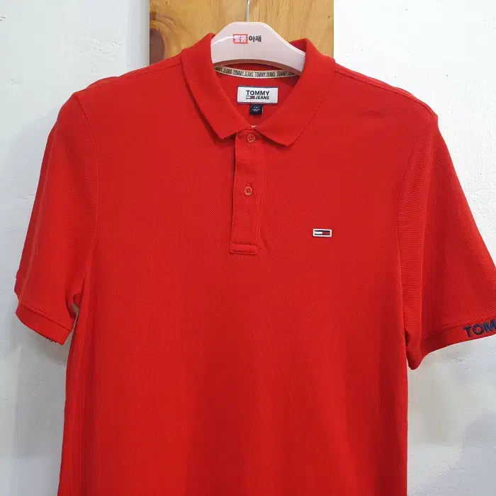 [BUNJANG] Tommy Jeans Short Sleeve Polo Shirt Size 100 / TOMMY JEANS 반팔 폴로티(100)