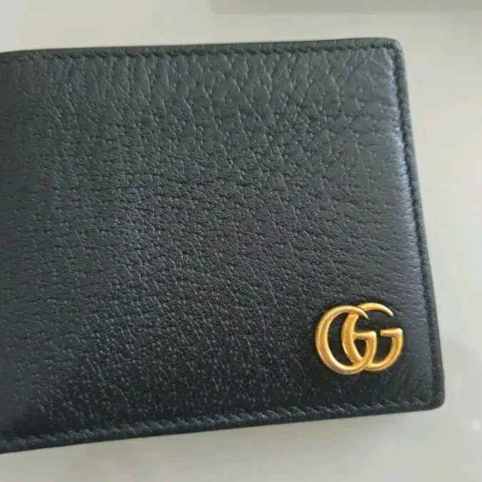 [BUNJANG] Gucci GG Marmont Bifold Wallet Black / 정품 구찌 GG 마몬트 반지갑 블랙