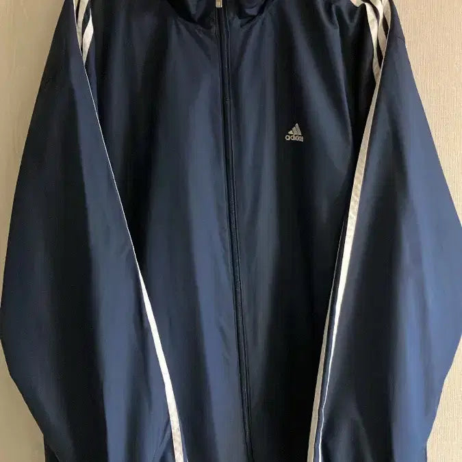 [BUNJANG] Adidas Navy Windbreaker Jacket XL (110) / 아디다스 네이비 바람막이 2xl 110 팝니다