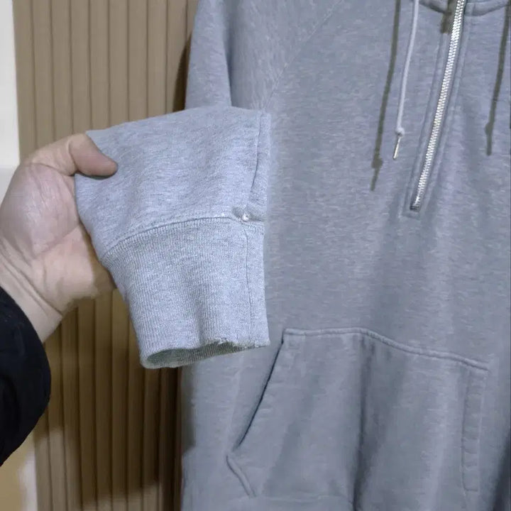 [BUNJANG] Nike Half-Zip Hoodie T-Shirt / L 나이키 반집업 후드티셔츠
