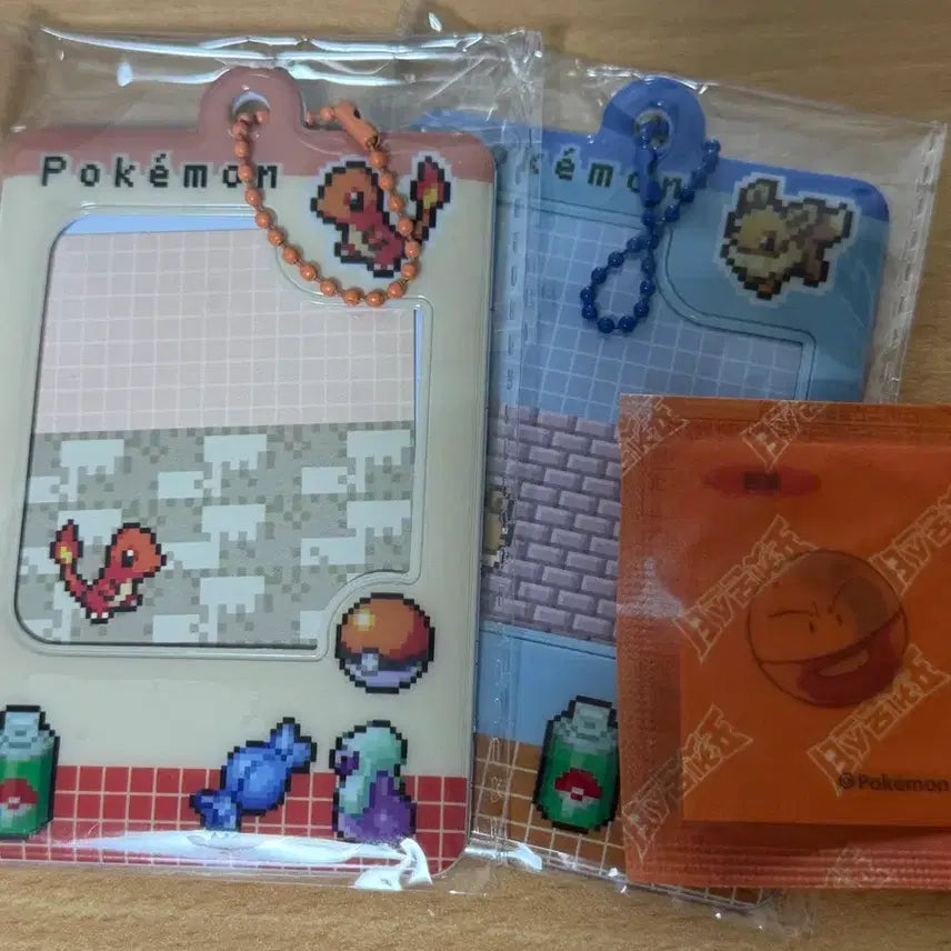 [BUNJANG] Pokemon 30th Anniversary Bread Stickers (Raichu, Boombal) &amp; TONYMOLY Card Holders (Charmander, Eevee) - Sealed Bundle / 포켓몬스터 30주년 포켓몬빵 띠부씰 라이츄 붐볼 토니모리 파이리 이브이
