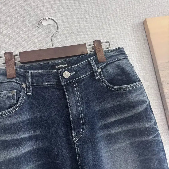 [BUNJANG] Synergy Cat Washing Bootcut Jeans / (택있는 새상품)시너진 캣워싱 부츠컷