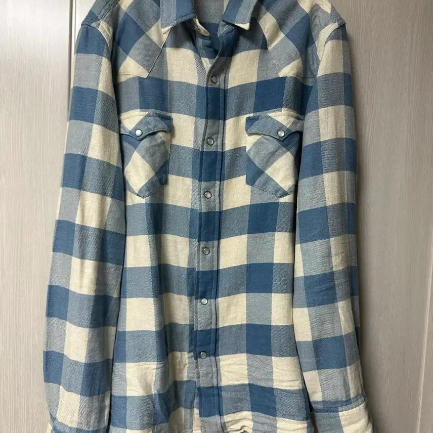 [SOLD OUT] RRL 플래드 트윌 웨스턴 셔츠 L