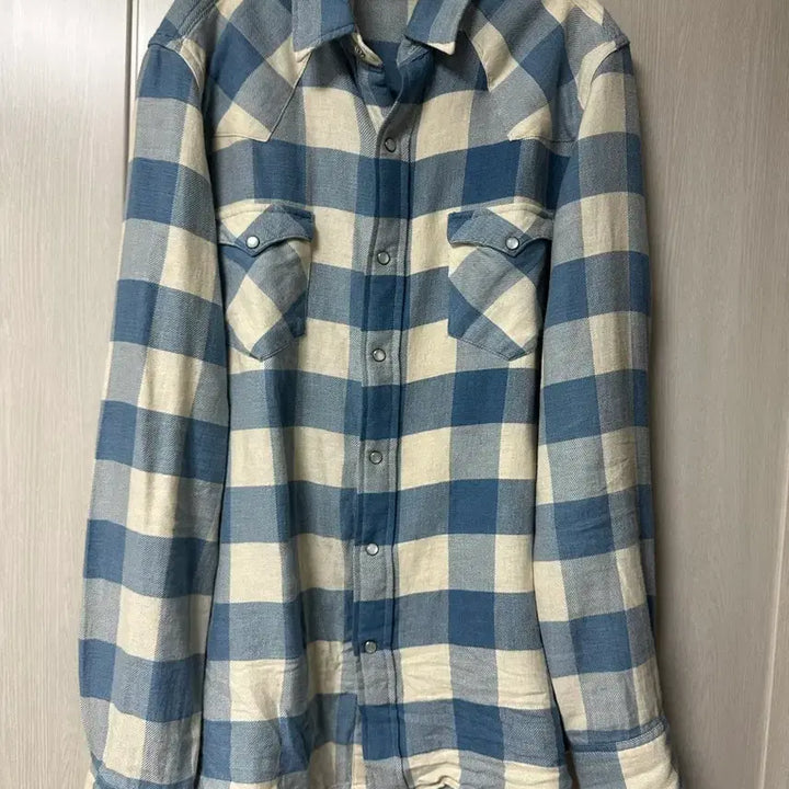 [SOLD OUT] RRL 플래드 트윌 웨스턴 셔츠 L