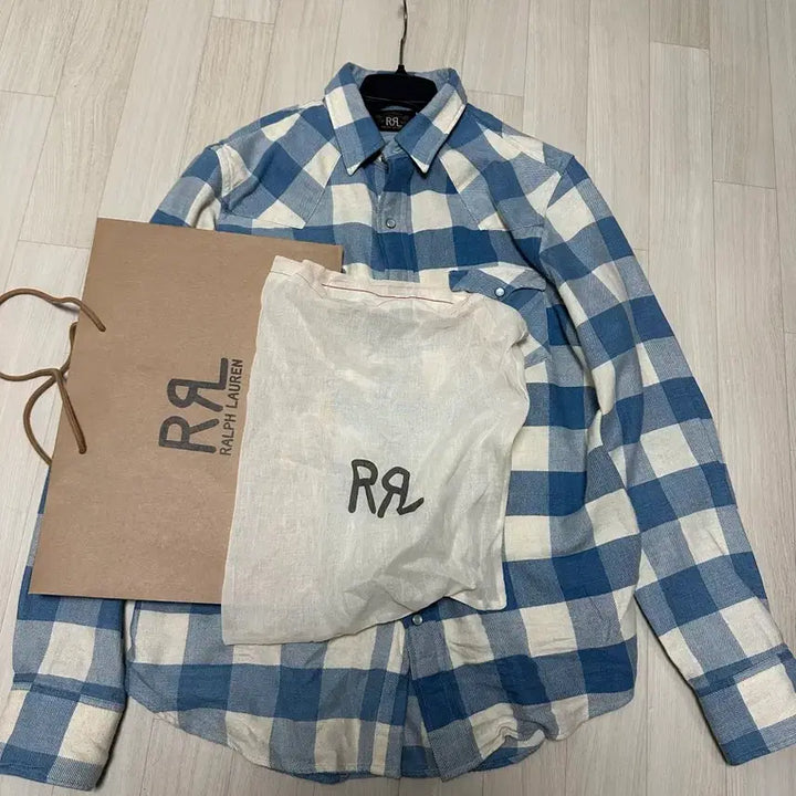[SOLD OUT] RRL 플래드 트윌 웨스턴 셔츠 L