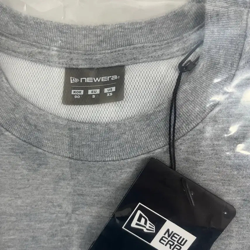[BUNJANG] New Era Header Gray Coolera Fabric T-Shirt / 뉴에라 26년새상품 품절사이즈 15147559