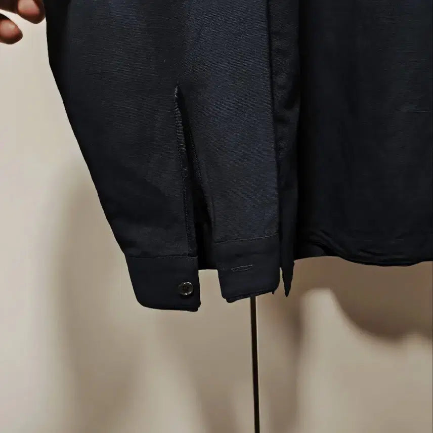 [BUNJANG] 95 System Rayon Blend Mandarin Collar Shirt / 95 시스템 레이온 마 밴드 만다린 카라 셔츠