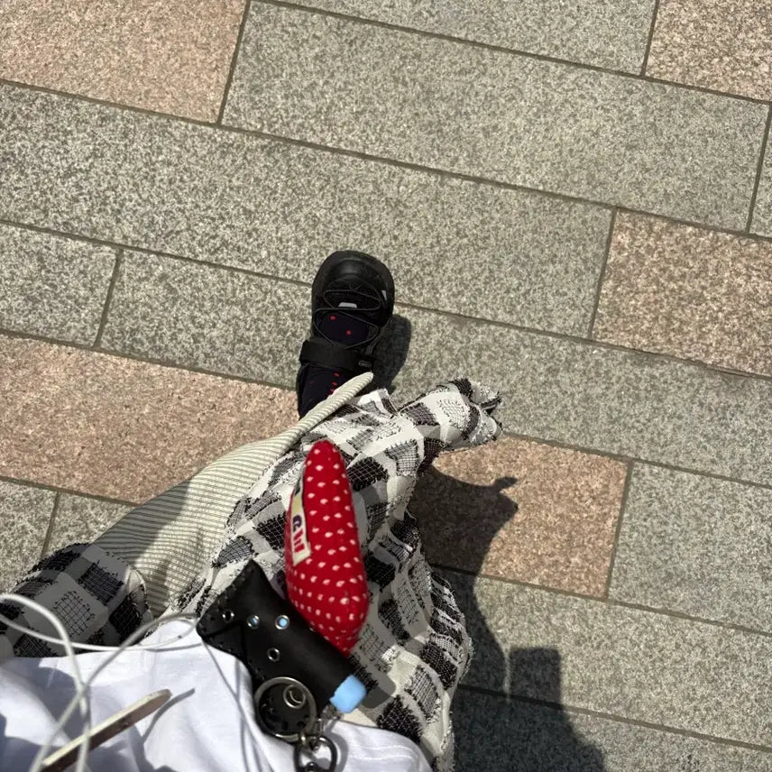 [BUNJANG] Someplace Layered Check Unbalanced Skirt / 썸플레이스 레이어드 체크 언발란스 스커트