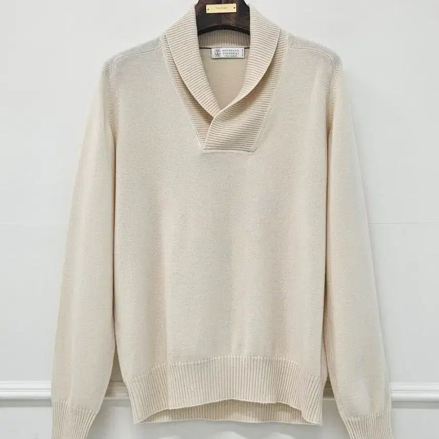 [SOLD OUT] 브루넬로 쿠치넬리 캐시미어 숄카라 스웨터