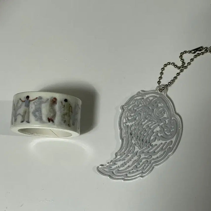 [BUNJANG] NCT WISH Popup Event Stamp Washi Tape &amp; Wing Keychain (Sealed) / 엔시티 위시 팝업 이벤트 스탬프 마테 날개 키링 미개봉 양도 오드투러브