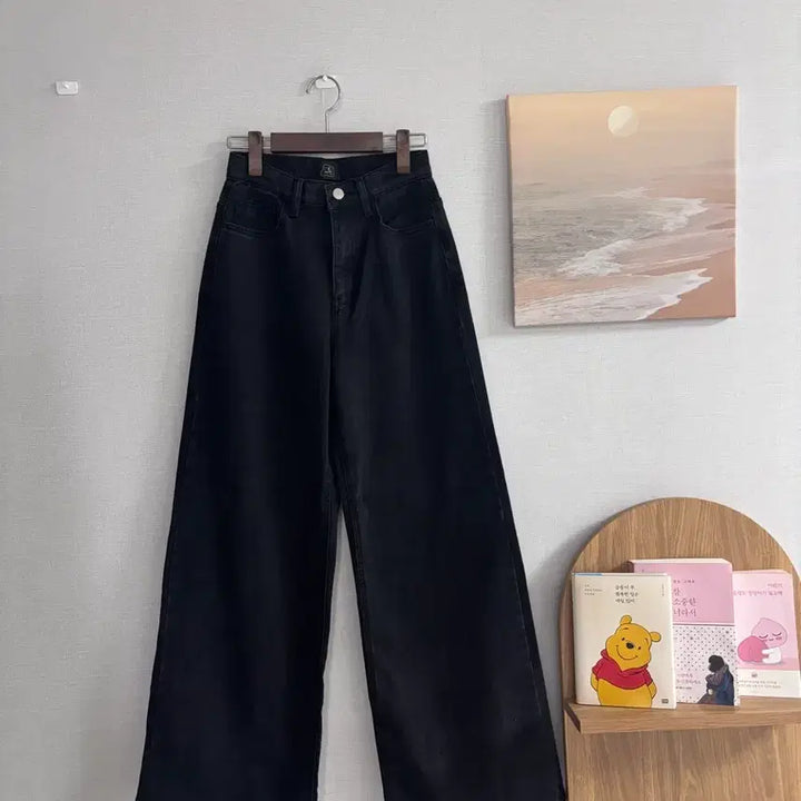 [BUNJANG] DEEP Black Wide Pants Size S / (새상품)DEEP 블랙 와이드