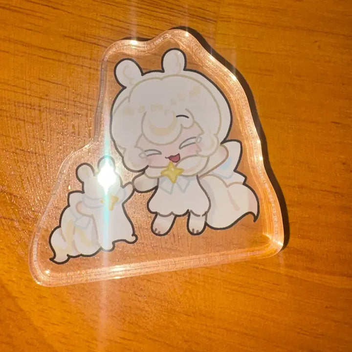 [BUNJANG] Cookie Run: Kingdom Cream Squirrel Acrylic Charm / 생크림담비 쿠키 쿠키런 킹덤 쿠킹덤 아크릴