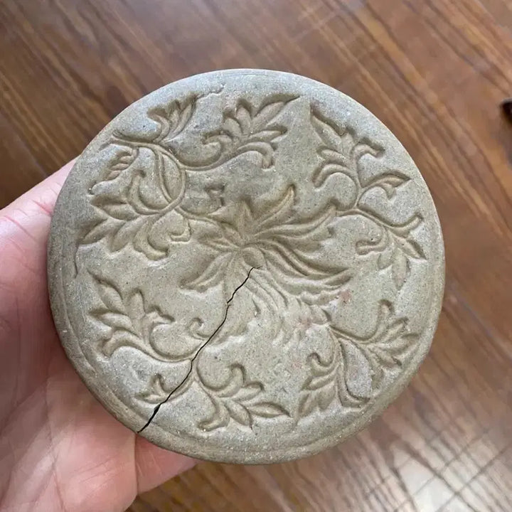 [BUNJANG] Qing Dynasty Celadon Vase with Floral Motif / 진품 명나라시대 도자기(운송시간13일)