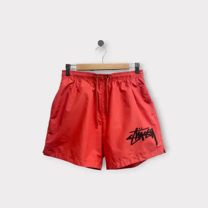 [BUNJANG] Nike Red Water Shorts M / 나이키 레드컬러 워터 쇼츠 M