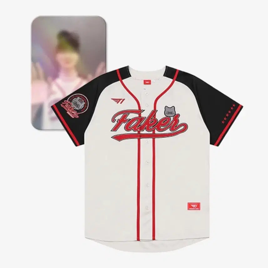 [SOLD OUT] T1 티원 페이커 생일 야구 유니폼 (S M L XL)