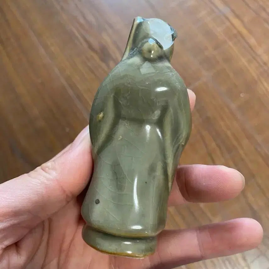[BUNJANG] Authentic Qing Dynasty Mid-Period Longquan Celadon Vase / 진품. 청나라중기 용천요(운송시간13일)
