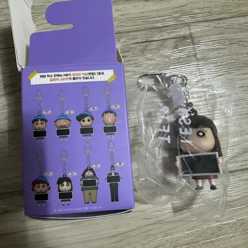 [BUNJANG] Crayon Shin-chan MBTI Gacha Keyring Suzhi / 짱구는 못말려 mbti 가챠 수지