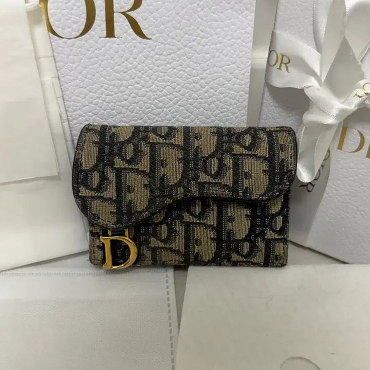 [BUNJANG] Dior Oblique Saddle Card Holder / (상태최상/풀구성) 디올 오블리크 새들 카드지갑
