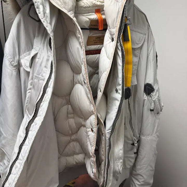 [BUNJANG] Parajumpers Gobi Masterpiece Padded Jacket - Light Grey / 파라점퍼스 패딩 자켓 라이트그레이