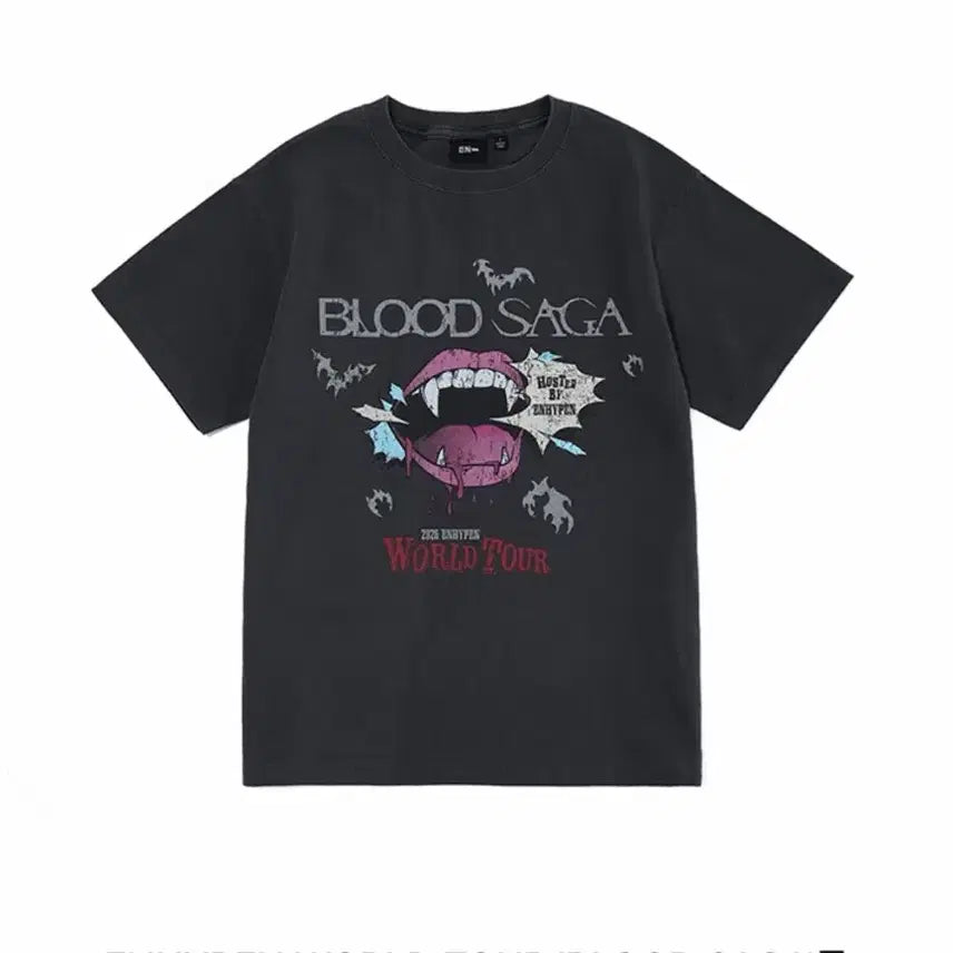 [BUNJANG] Enhypen Blood Saga T-Shirt (S) / 엔하이픈 블러드사가 blood saga T-shirt (S) 티셔츠 팜
