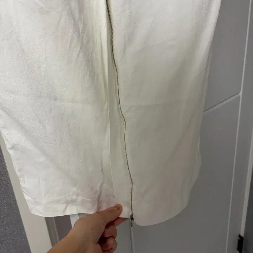 [BUNJANG] Maje Linen Long Jacket Size 1 / 마쥬 린넨 롱자켓 1 사이즈
