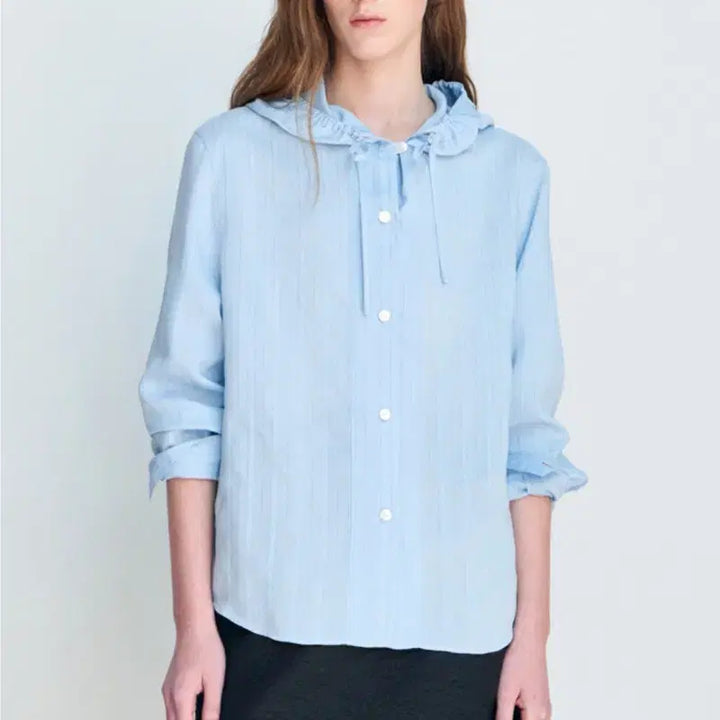 [BUNJANG] LATT by T. Silk Hooded Shirt / 한섬 26ss신상 latt 래트바이티 실크 후드 셔츠 55