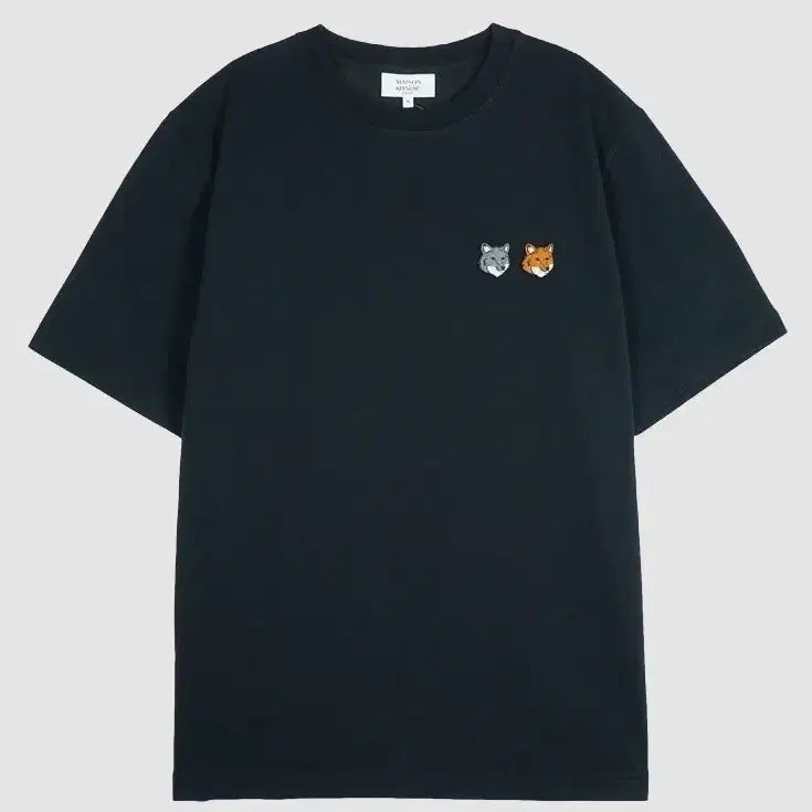 [BUNJANG] Maison Double Fox Short Sleeve T-Shirt / 메종 더블폭스 반팔 티셔츠