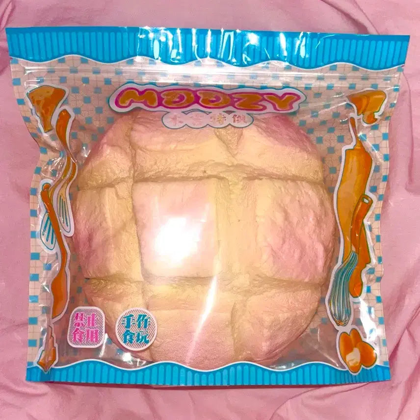[BUNJANG] Unsealed Giant Pink Melon Bread Squishy / [미개봉] 대왕 핑크 메론빵 스퀴시