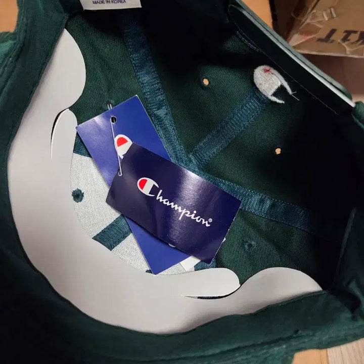 [BUNJANG] Champion Green Ball Cap Hat / 챔피온 Champion 그린 볼캡 모자