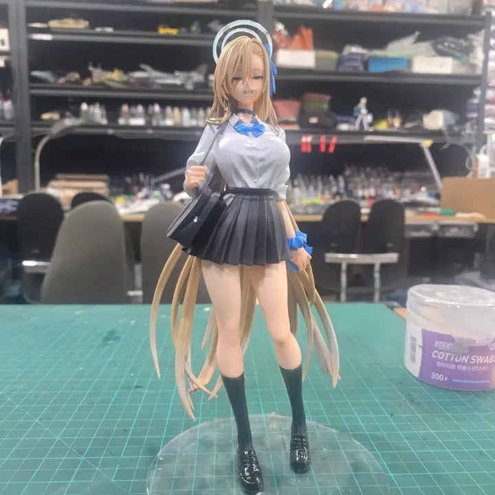 [BUNJANG] Blue Archive Asuna School Uniform Ver. Painted Resin Figure / 블루아카이브 아스나 교복버전  레진도색작