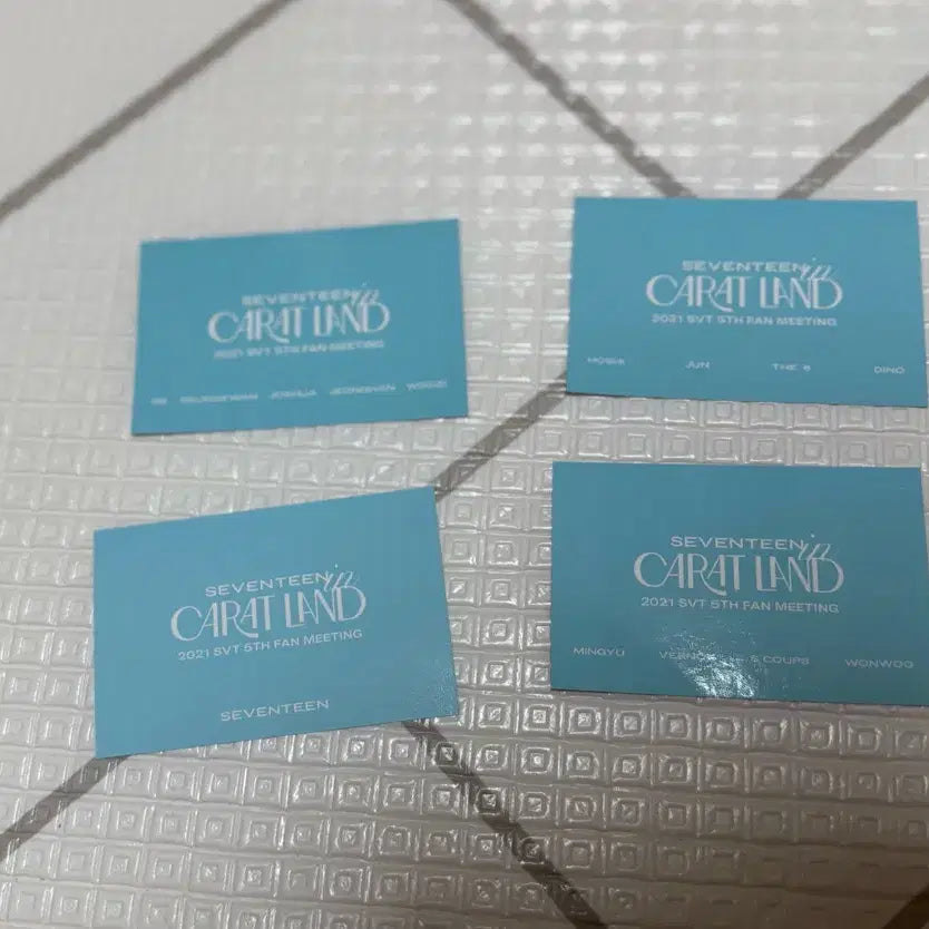 [BUNJANG] Seventeen 2021 Caratland Bundle Set Photocard / (5/23까지만판매)세븐틴 2021 캐럿랜드 포카 일괄 판매