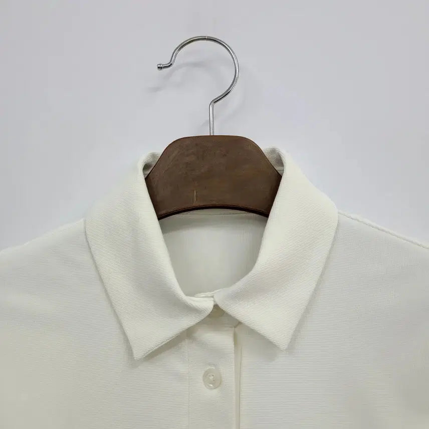 [BUNJANG] A.P.C. Golf Ivory Long Sleeve Polo Shirt Size 85 / A.P.C. 아페쎄 골프 아이보리 골프티/85/앨리스/1221