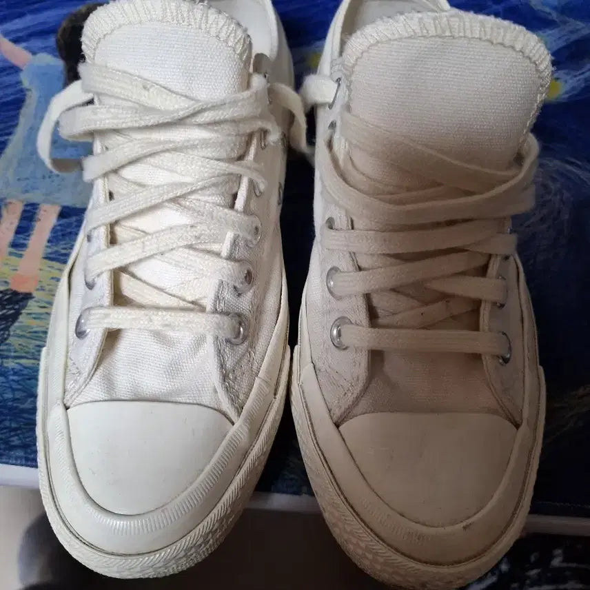 [BUNJANG] Converse Ivory Canvas Sneakers / 꼼데가르송컨버스 캔버스화 아이보리 운동화