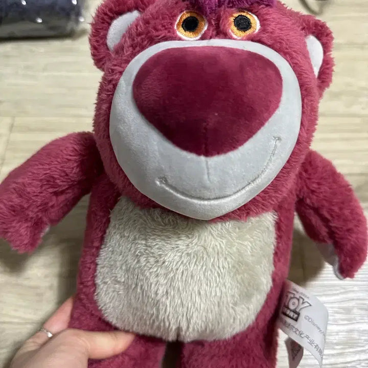 [BUNJANG] Disney Lotso Strawberry Scent Plush Toy / 랏소 봉제인형 정품 딸기향