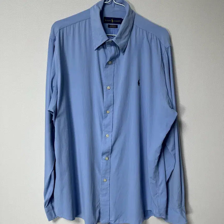 [BUNJANG] Polo Ralph Lauren Classic Fit Performance Blue Shirt L / 폴로랄프로렌 클래싯핏 퍼포먼스 블루 셔츠 L