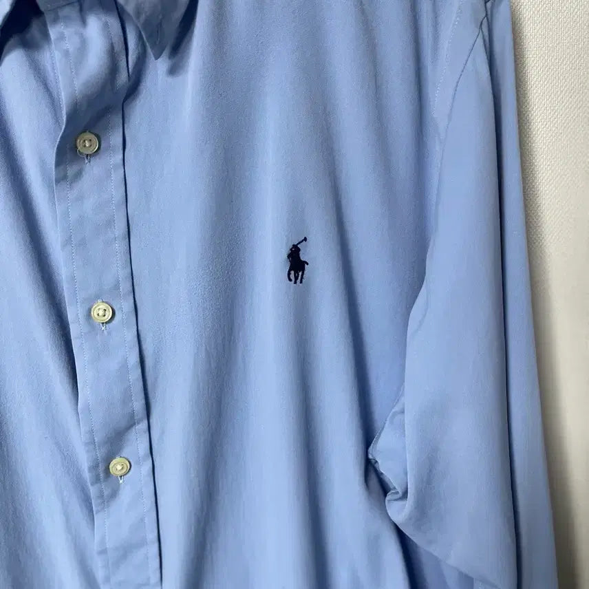 [BUNJANG] Polo Ralph Lauren Classic Fit Performance Blue Shirt L / 폴로랄프로렌 클래싯핏 퍼포먼스 블루 셔츠 L