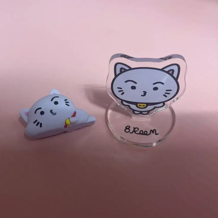 [BUNJANG] 8Room Choi San Gachapon Figure &amp; Acrylic Standee Bundle Set / 8room 최산 산덕이 가챠 피규어,아크릴 스탠딩