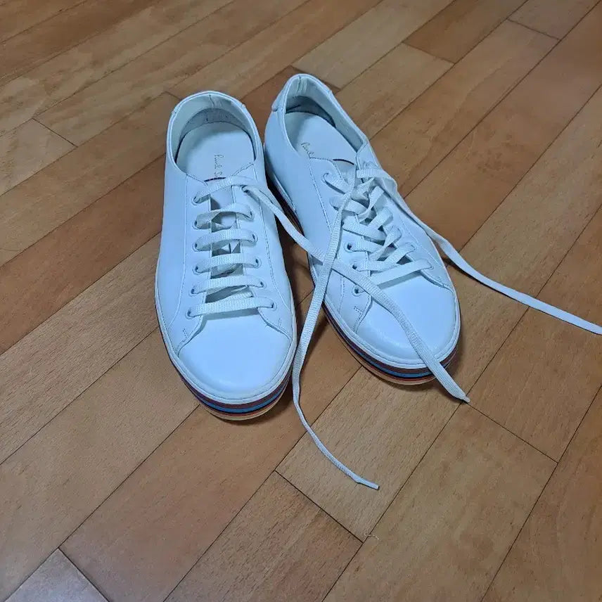 [BUNJANG] Paul Smith White Leather Sneakers / 폴스미스 화이트 스니커즈 운동화