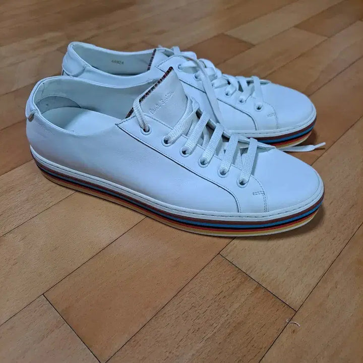 [BUNJANG] Paul Smith White Leather Sneakers / 폴스미스 화이트 스니커즈 운동화