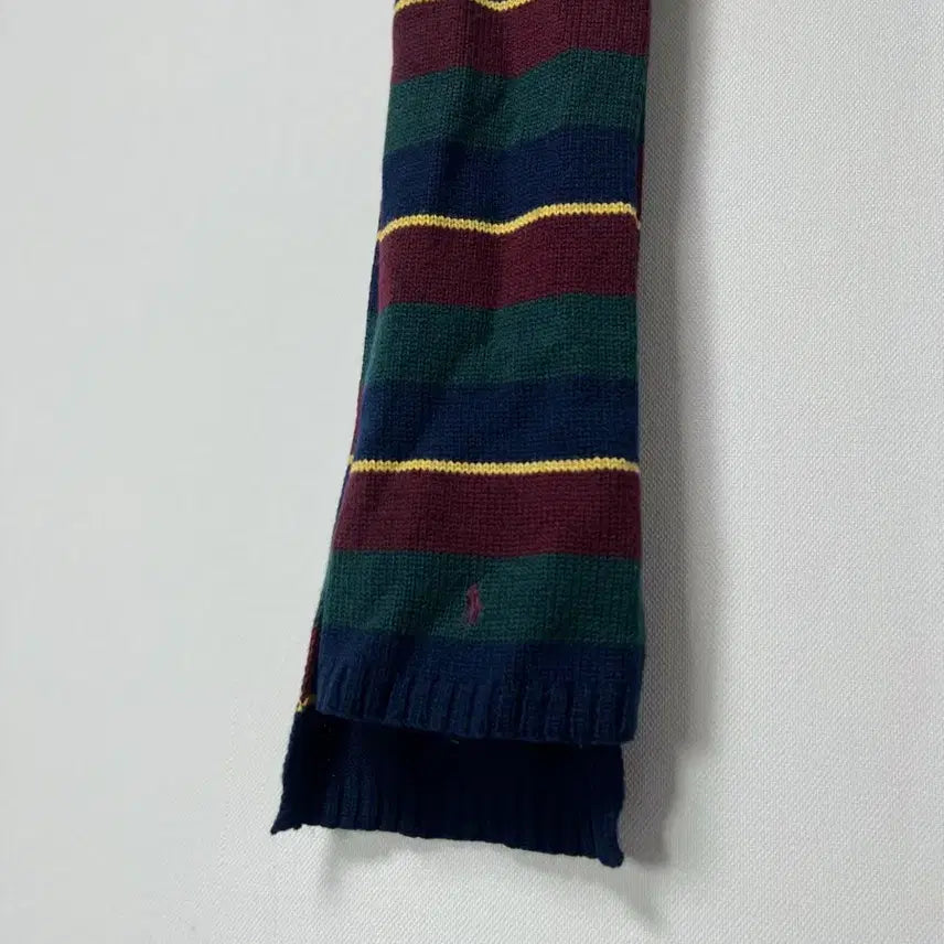 [BUNJANG] Polo Ralph Lauren Striped Muffler / 폴로랄프로렌 스트라이프 머플러