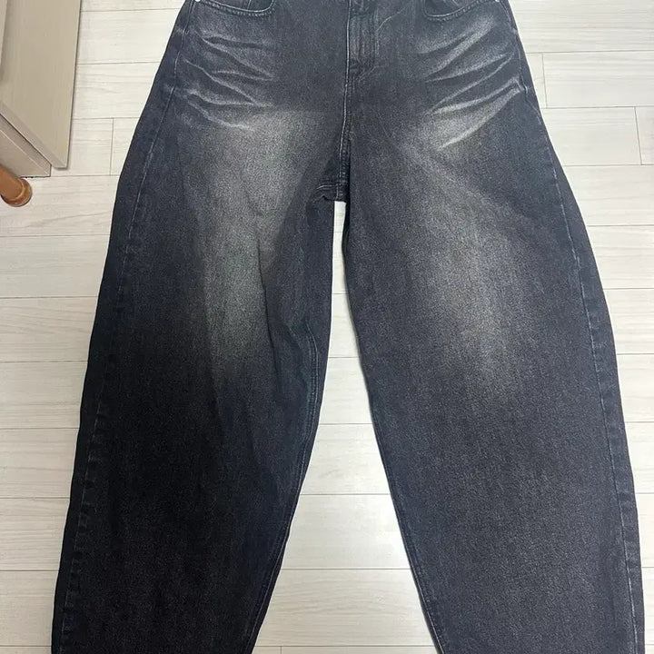 [BUNJANG] Wide Denim Pants / 와이드 데님 팬츠 청바지