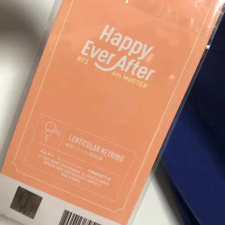 [BUNJANG] BTS 4th Fan Meeting Jimin Lenticular Keychain / 방탄소년단 4기 팬미팅 지민 렌티큘러 키링