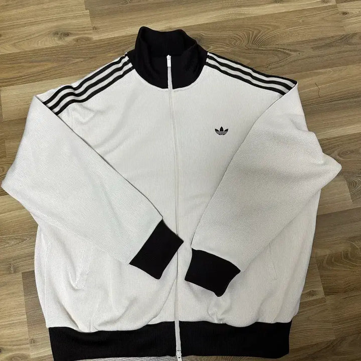 [BUNJANG] Adidas Firebird Knit Track Top Beige 3XL / 아디다스 파이어버드 니트 트랙탑 3XL