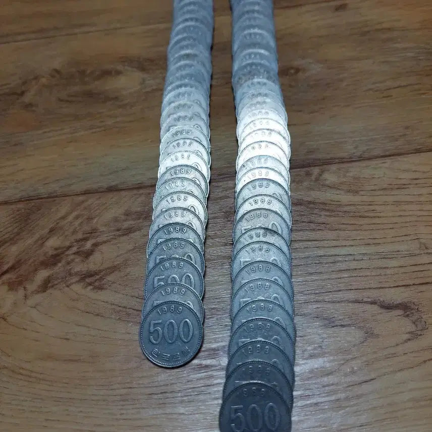 [BUNJANG] 1988-1989 500 Won Coin Collection (46 Coins) / 1988/1989년 500원 동전 모음