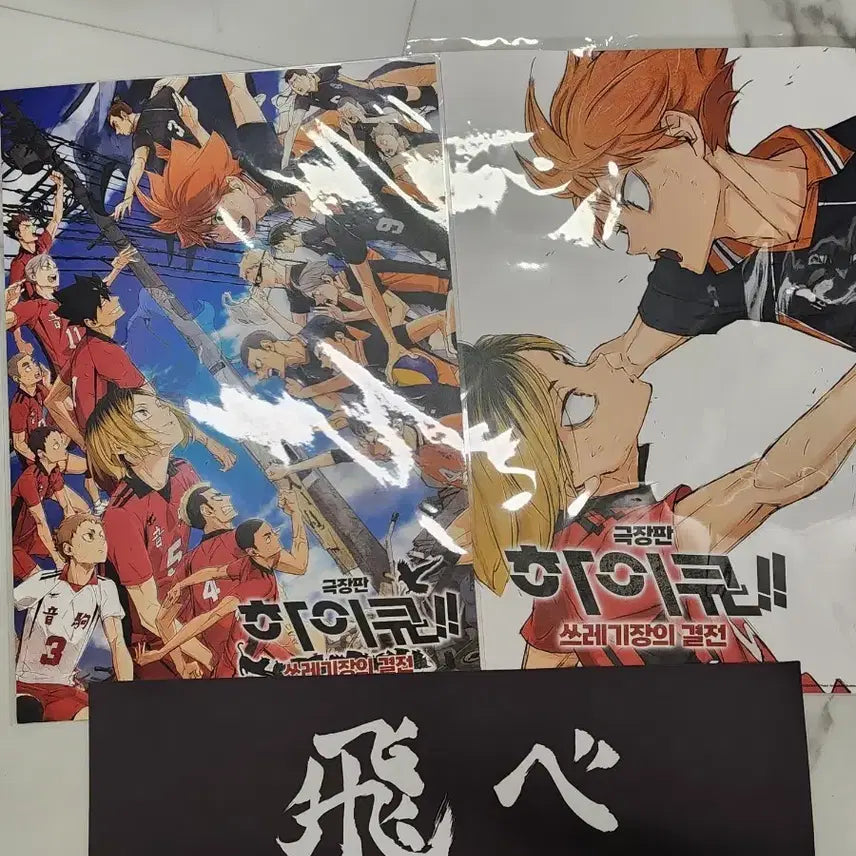 [BUNJANG] Haikyuu!! The Dumpster Battle Poster Set (2 Types) / (일괄) 하이큐 쓰레기장의 결전 쓰결전 포스터 2종