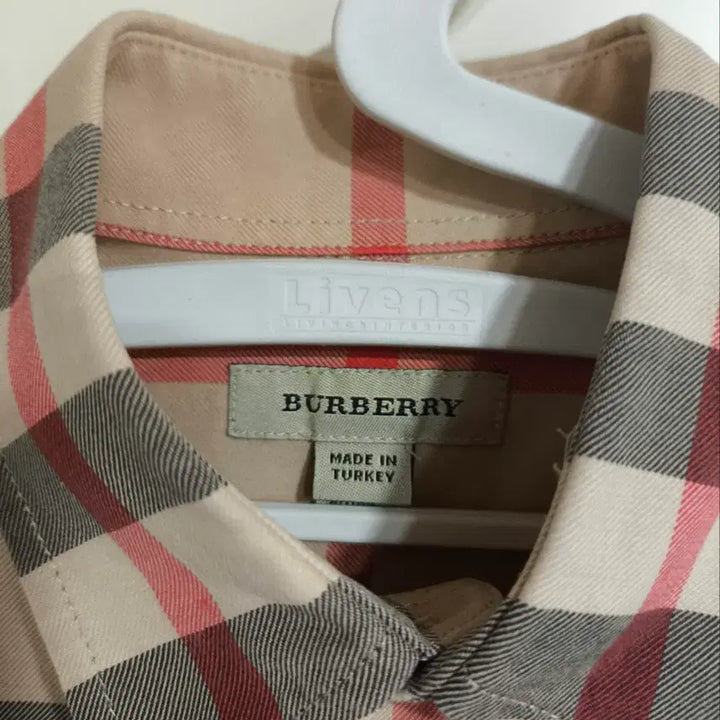 [BUNJANG] Burberry Kids Nova Check Long Sleeve Shirt / 2Y 92cm 버버리 키즈 노바체크 긴팔 셔츠 남방