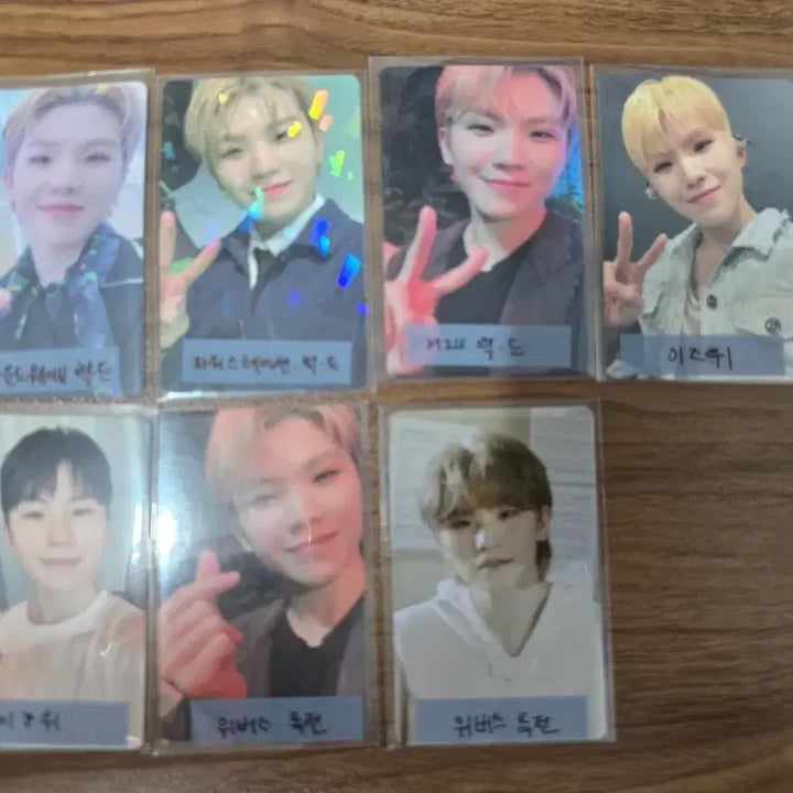 [BUNJANG] SEVENTEEN Woozi Attacca Bundle Set Photocard / 세븐틴 우지 아타카 일괄양도합니다