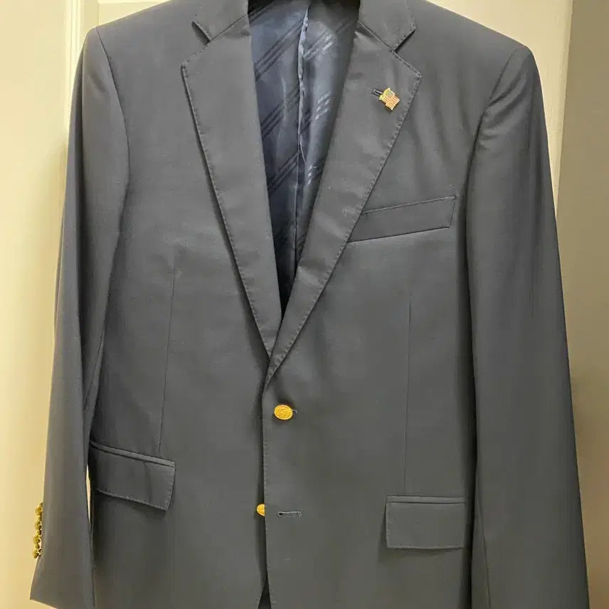 [BUNJANG] Brooks Brothers 1818 Regent Fit Golden Button Navy Blazer / 브룩스브라더스 1818 금장 네이비 2버튼 자켓