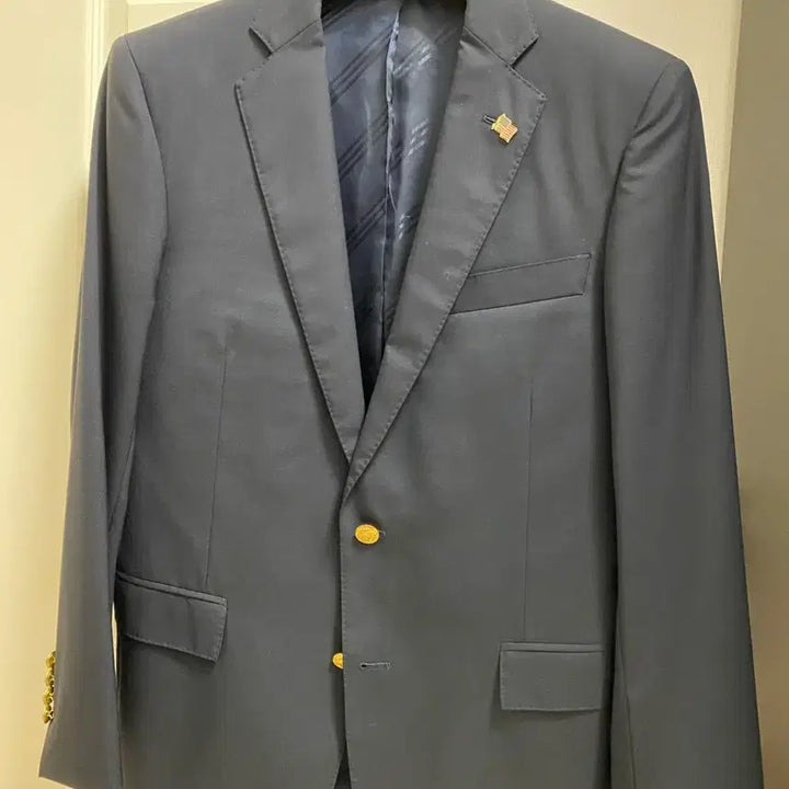 [BUNJANG] Brooks Brothers 1818 Regent Fit Golden Button Navy Blazer / 브룩스브라더스 1818 금장 네이비 2버튼 자켓