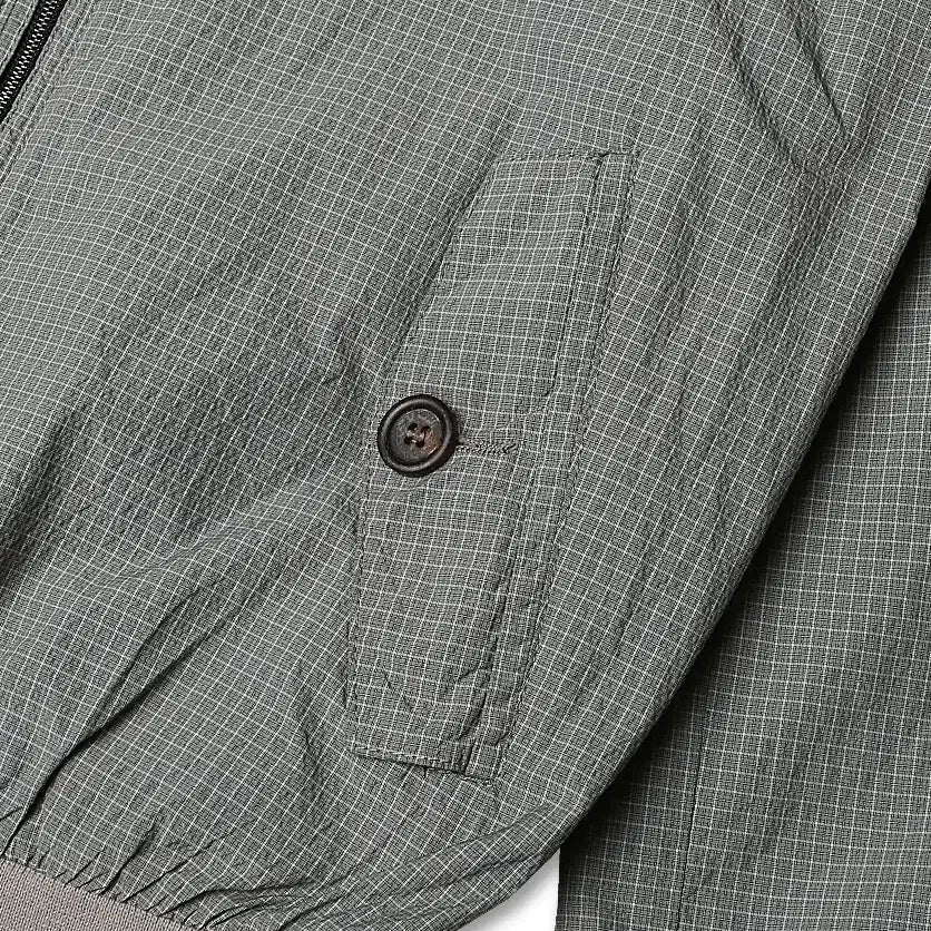 [BUNJANG] Eleventy Check Classic Blouson Jacket / 일레븐티 [Eleventy] 체크 클래식 이태리 블루종 자켓